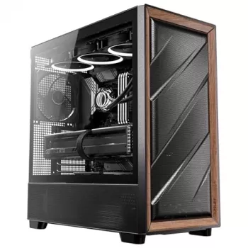 Antec 0-761345-10133-2 case per computer Midi Tower nero legno