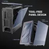 Antec 0-761345-10133-2 case per computer Midi Tower nero legno