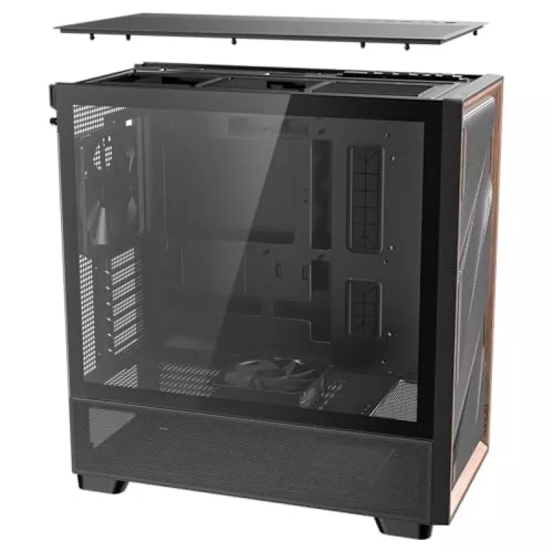 Antec 0-761345-10133-2 case per computer Midi Tower nero legno