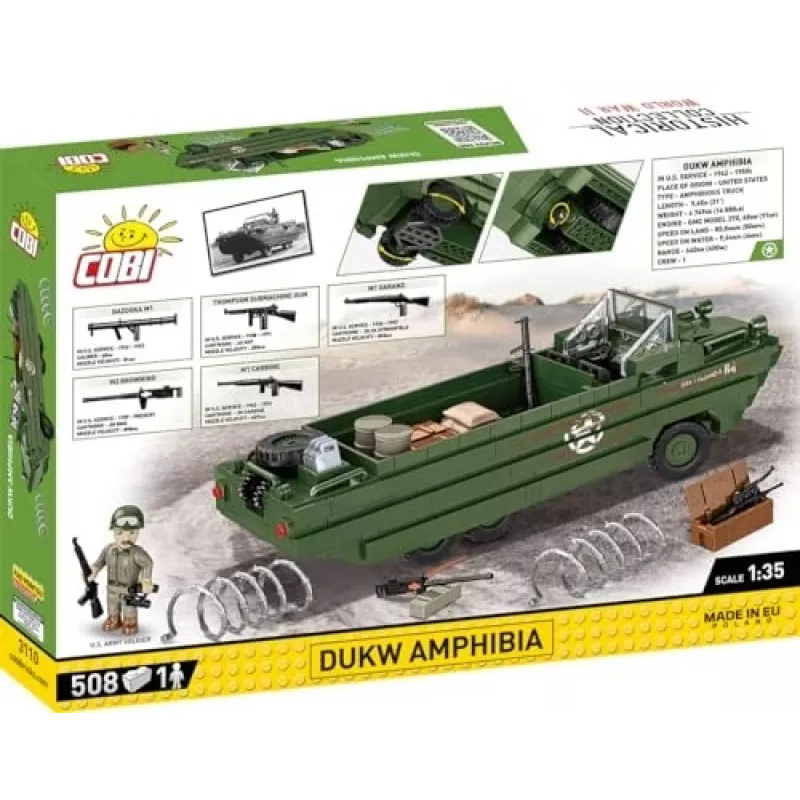Cobi Historical Collection WWII DUKW Amphibia, multicolore