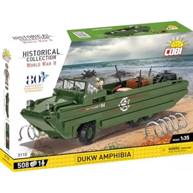 Cobi Historical Collection WWII DUKW Amphibia, multicolore