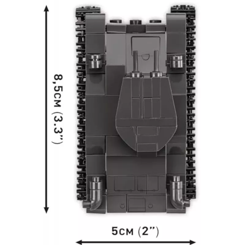 Set da costruzione COBI Renault R35 Valentine IX Panzer I 595 pezzi