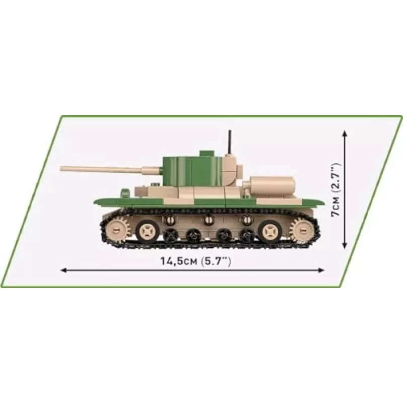 Set da costruzione COBI Renault R35 Valentine IX Panzer I 595 pezzi