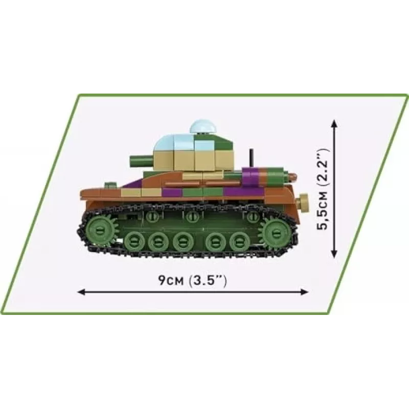 Set da costruzione COBI Renault R35 Valentine IX Panzer I 595 pezzi