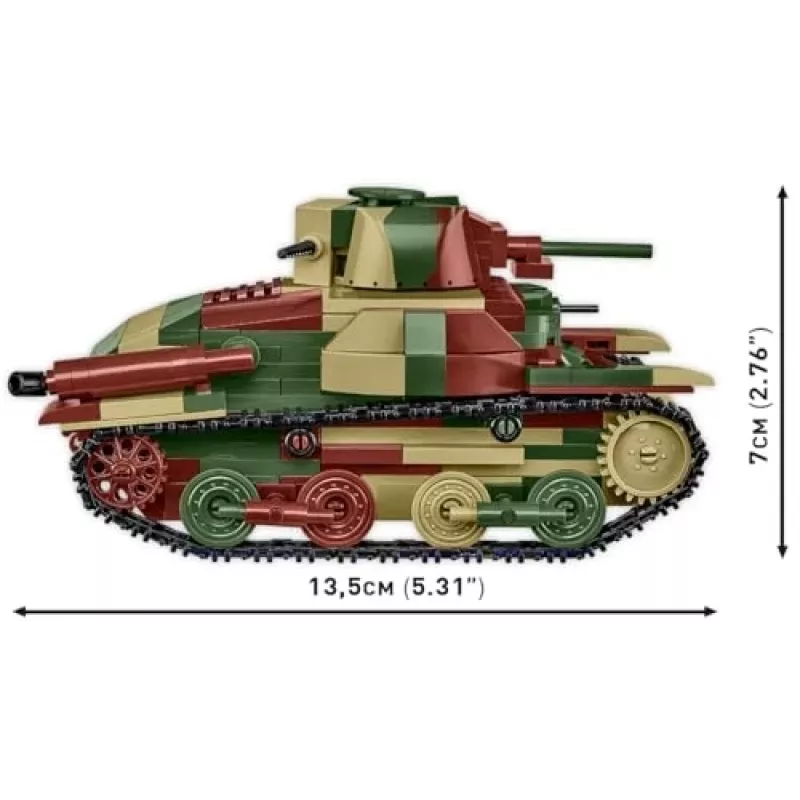 Cobi Historical Collection WWII Typ 95 Ha-Go Tank, Multi