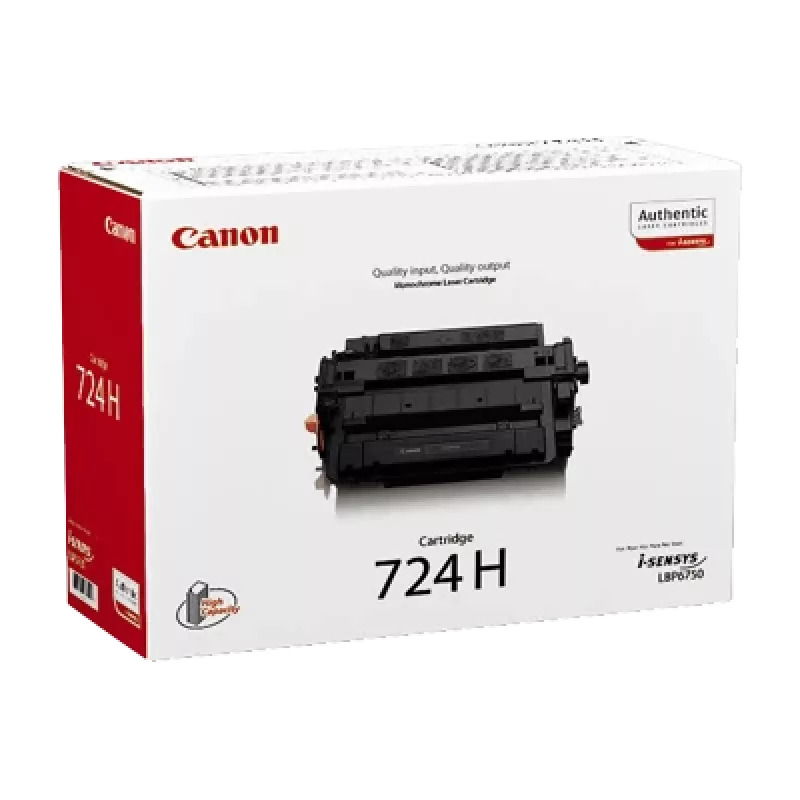 Cartuccia toner Canon CRG-724H, 1 pz., originale, nero