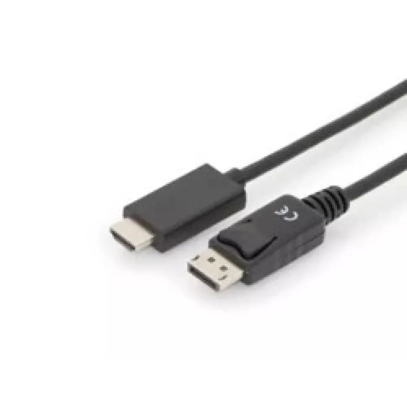 Cavo adattatore DisplayPort 1.2 con blocco 4K 60Hz UHD Type DP/HDMI A M/M nero 2 m