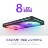 NZXT F280 RGB Core 140mm ARGB PWM confezione da 2 nero