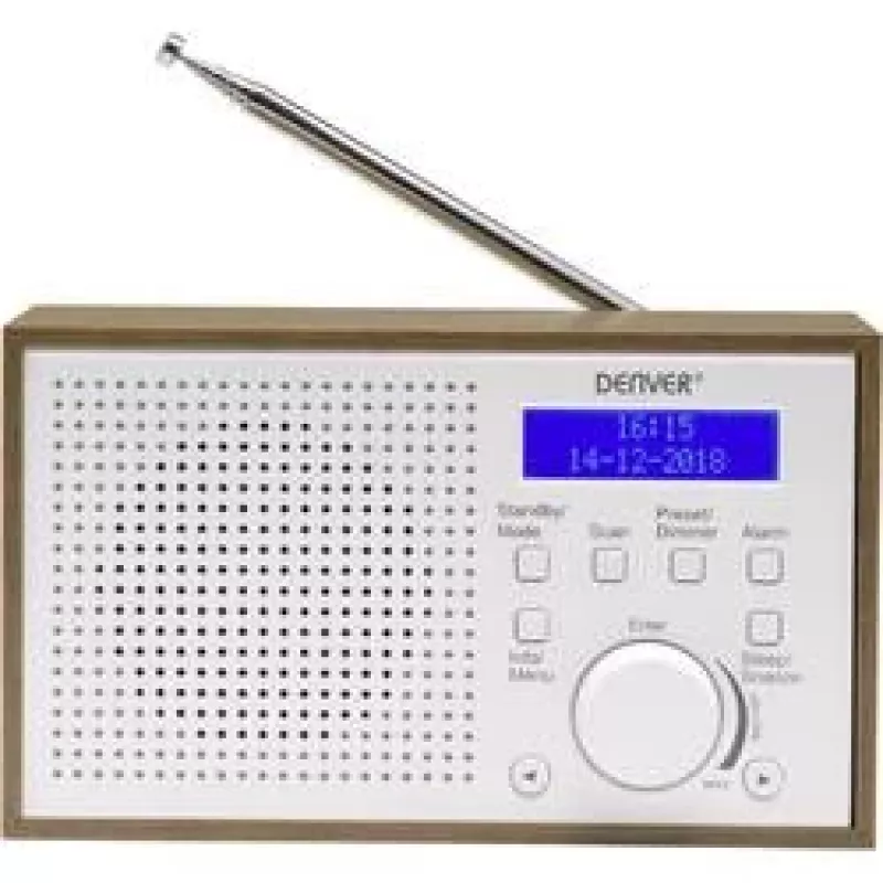 Denver DAB-46 radio portatile DAB, bianca