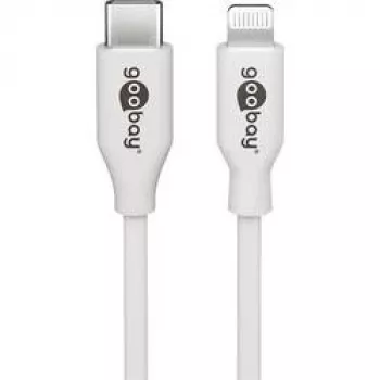 Cavo USB Goobay 39446 USB 2.0 connettore maschio USB-C connettore maschio Apple Lightning 1m
