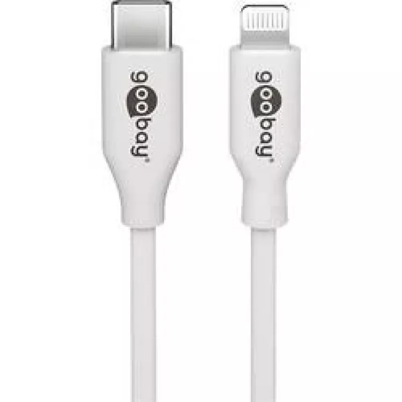 Cavo USB Goobay 39446 USB 2.0 connettore maschio USB-C connettore maschio Apple Lightning 1m