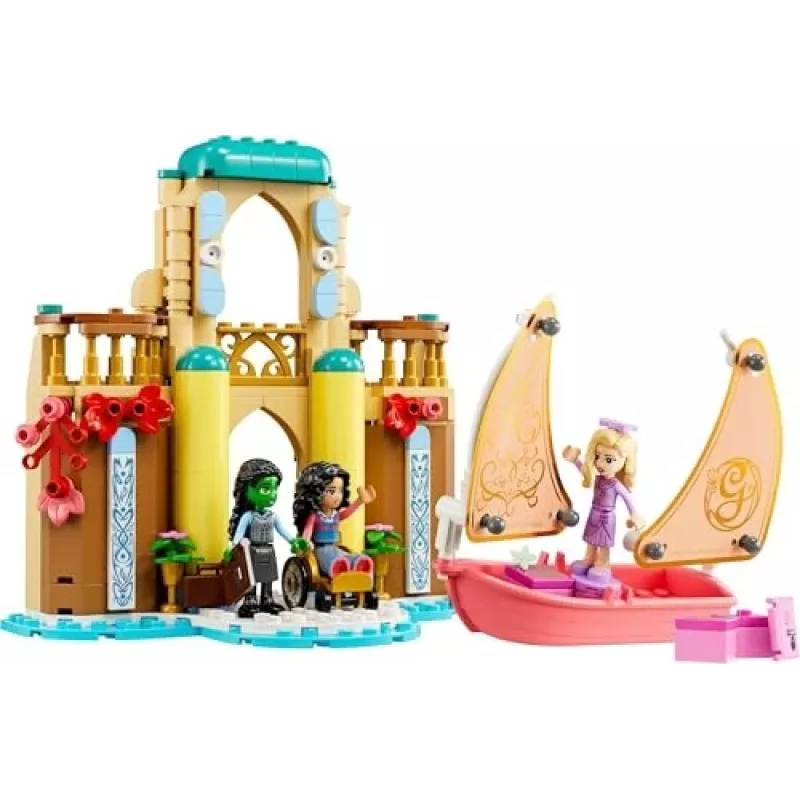 Set LEGO 75681 con minifigure Wicked, Glinda, Elphaba, Nessarose e Shiz Universität