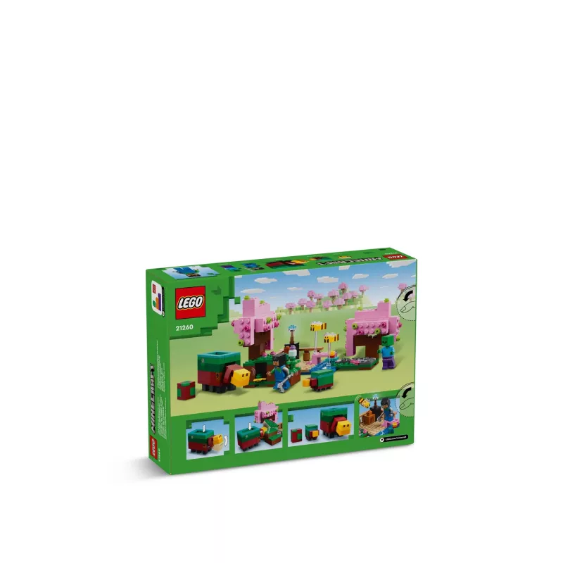 Lego 21260 Minecraft Giardino dei ciliegi in fiore set di gioco