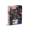 LEGO Marvel Dancing Groot figura action animata da costruire – personaggio Guardiani della Galassia – set di gioco interattivo azionato a mano per bambini – supereroe