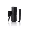 Set regalo piastra per capelli e spazzola paddle ghd Gold