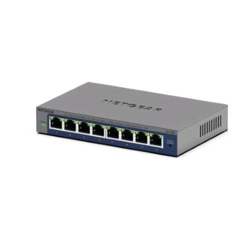 NETGEAR GS108Ev4 unmanaged L2/L3 Gigabit Ethernet (10/100/1000) grigio