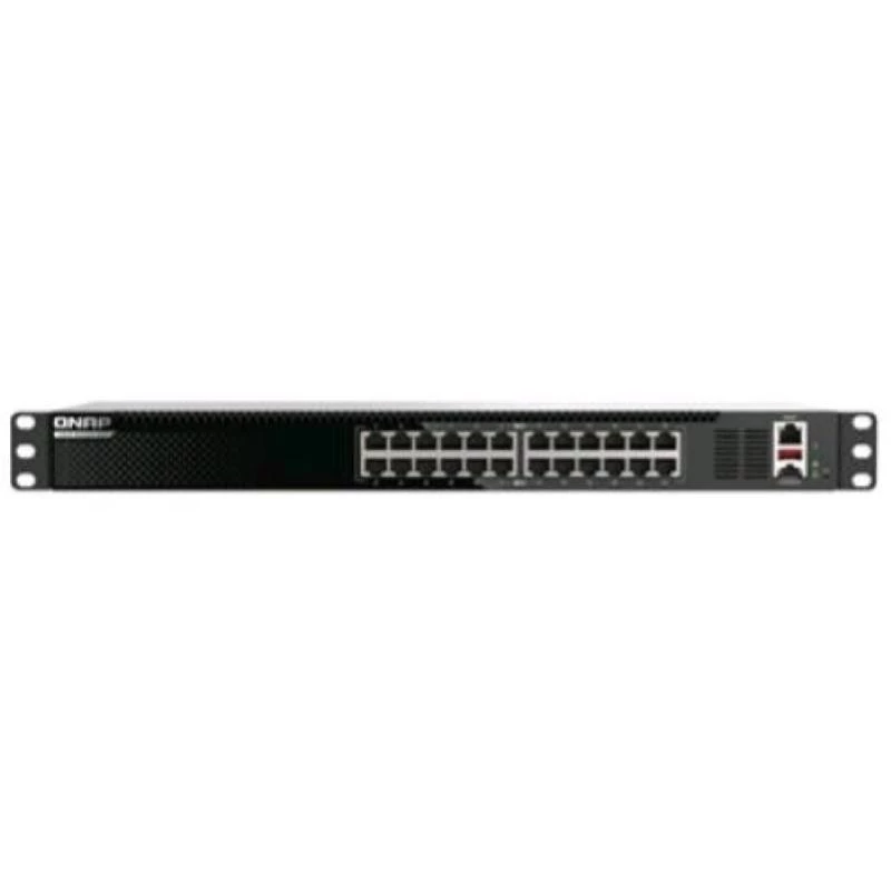 QNAP QSW-M3224-24T switch di rete managed L3 10G Ethernet (100/1000/10000) 1U nero, argento