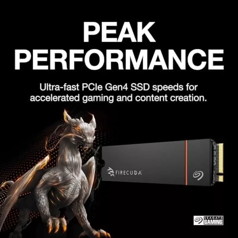 Seagate FireCuda ZP1000GM3A073 unità a stato solido interna 1 TB M.2 PCI Express 4.0 NVMe 3D TLC