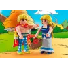 PLAYMOBIL | Asterix | Tragicomix e Falbala | coppia innamorata dell'universo Asterix | giocattolo per bambini dai 5 anni | 71544