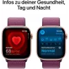 APPLE Watch Series 10 GPS 46mm cassa in alluminio oro rosa con cinturino Sport Loop Plum