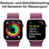 APPLE Watch Series 10 GPS 46mm cassa in alluminio oro rosa con cinturino Sport Loop Plum