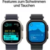 Apple Watch Ultra 2 GPS + Cellular 49mm cassa in titanio naturale con cinturino Alpine Tan – Medium (MX4F3FD/A)