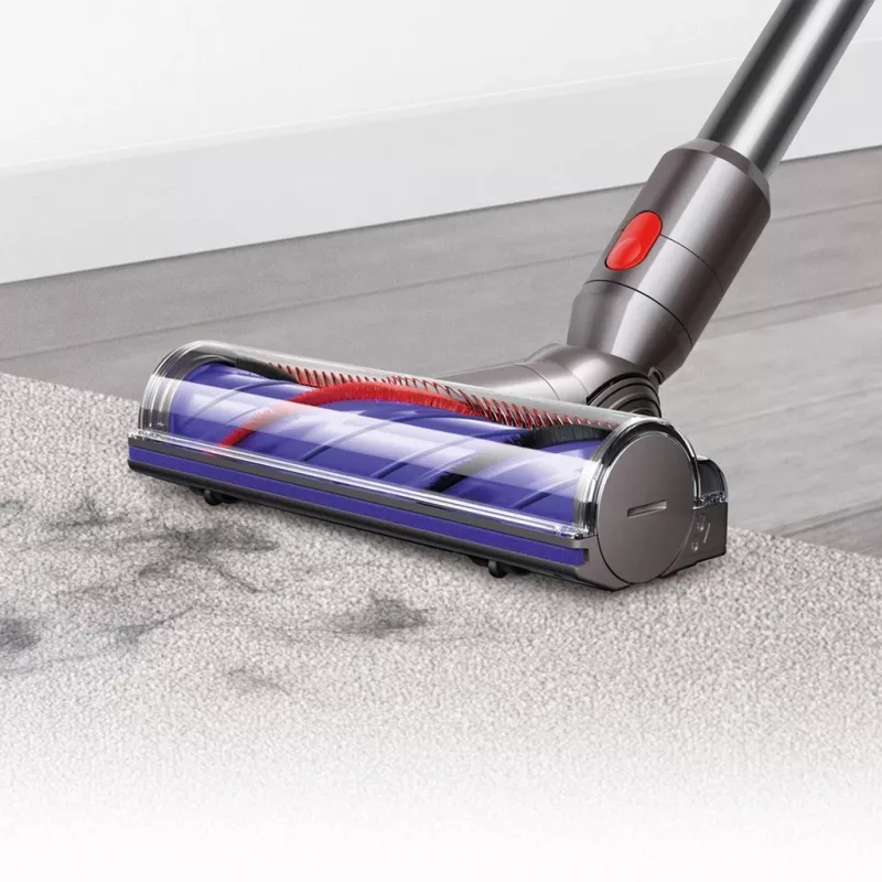 Dyson V8 Advanced aspirapolvere a batteria 2 in 1, senza sacchetto, nichel, argento