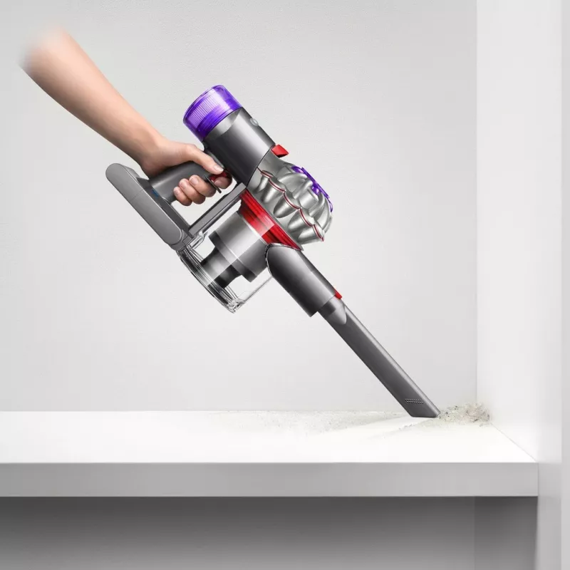 Dyson V8 Advanced aspirapolvere a batteria 2 in 1, senza sacchetto, nichel, argento