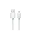 Cavo Savio USB 2.0 USB A - Micro USB bianco CL-167 3 m
