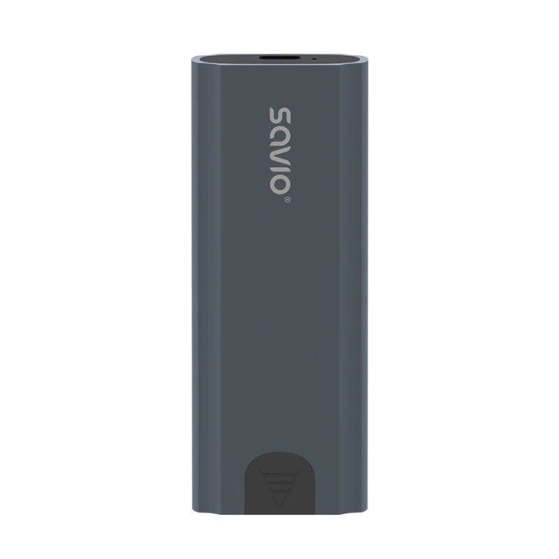 Case per SSD M.2 SAVIO AK-67 grigio, USB 10 Gbit/s, supporto per singolo drive M.2