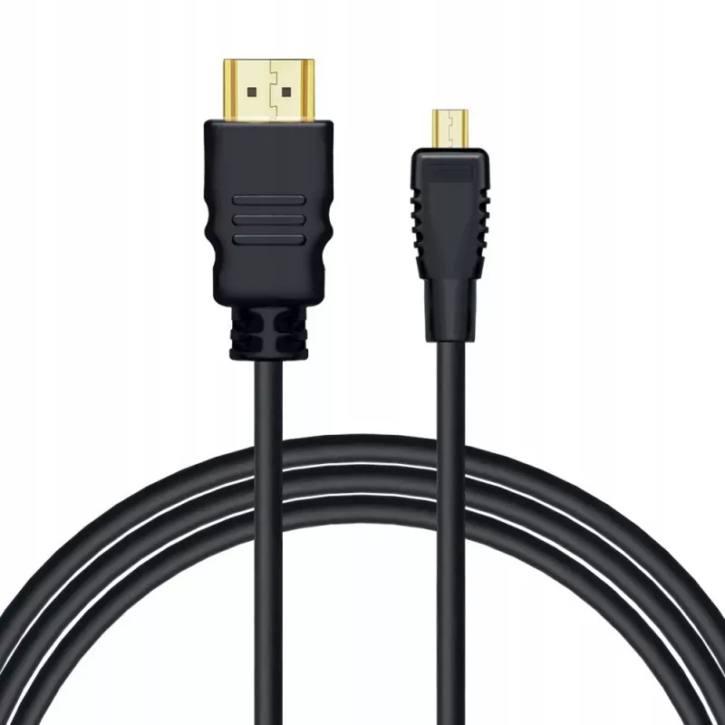 Cavo Savio CL-40/M HDMI (M) - micro HDMI (M) con Ethernet, 2 m, nero