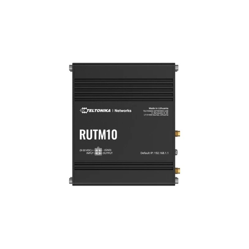 Router wireless Teltonika RUTM10 Gigabit Ethernet Dual-Band (2,4 GHz / 5 GHz) nero