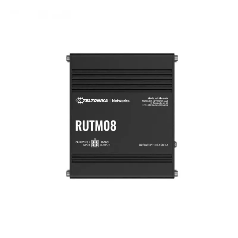 Teltonika RUTM08 Router cablato Gigabit Ethernet nero