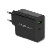 Alimentatore QOLTEC 51717 45W 20V 3A caricabatterie AC per interni per smartwatch, nero