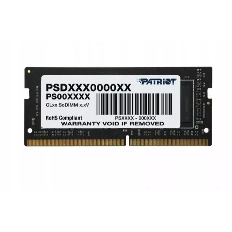 Modulo di memoria Patriot Memory Signature PSD48G26662S 8 GB 1 x 8 GB DDR4 2666 MHz (PSD48G26662S)