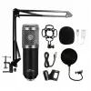 Microfono PC MEDIA-TECH MT397S — con filo, ingresso XLR, 20–20000 Hz, 150 Ω, -32 dB, cavo 2,4 m, supporto da tavolo, nero