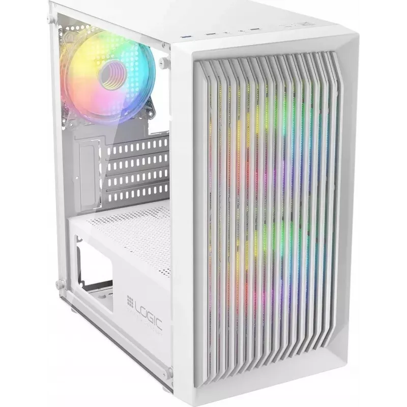 Case LOGIC ATOS ARGB Mini USB 3.0 bianco