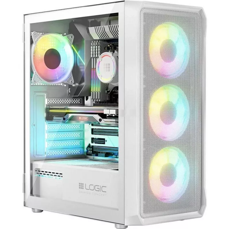 Case Logic PORTOS ARGB MINIDI USB 3.0 bianco
