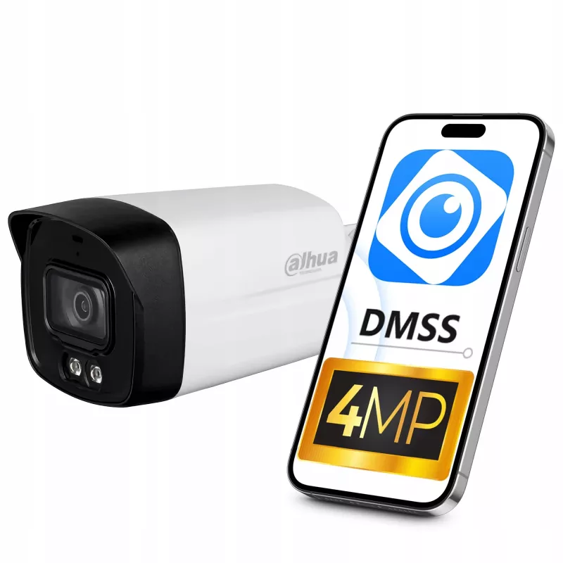 Dahua Technology telecamera di rete bullet 4MP Entry Smart Dual Light a focale fissa