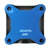 SSD esterno ADATA SD620 512 GB, USB 3.2 Gen 2 Micro-USB B, blu, custodia in silicone, antishock