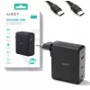 Caricabatterie da parete Aukey PA-B7O, 3×USB, tecnologia GaN