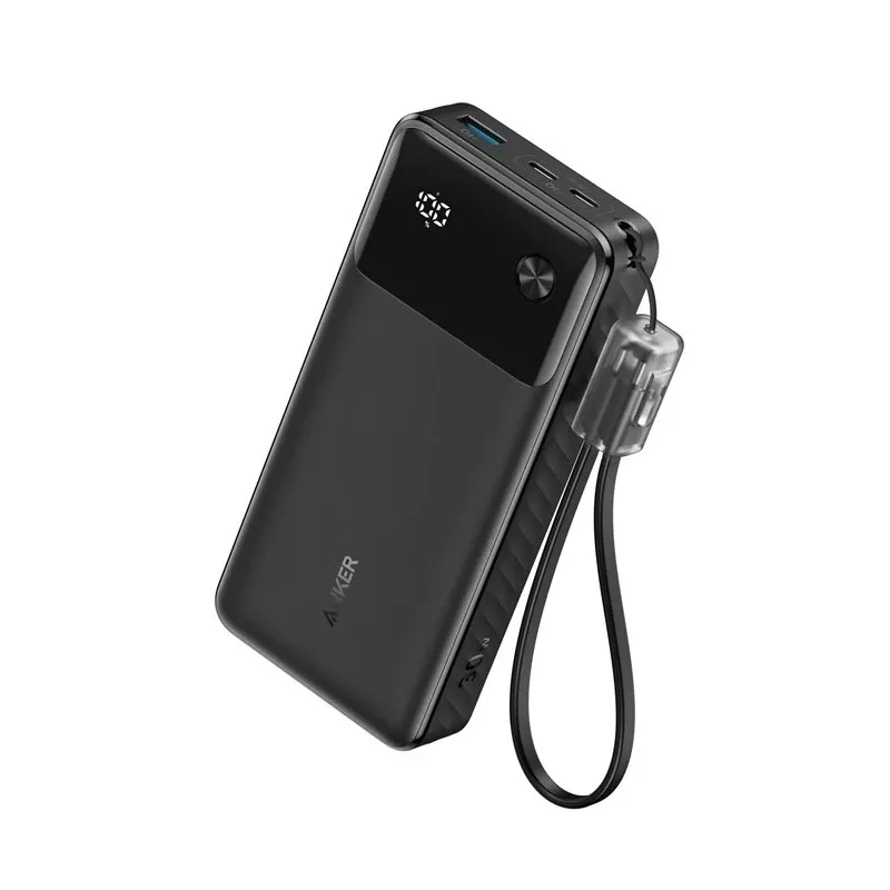 PowerBank con cavo USB-C 20000 mAh 30W nero