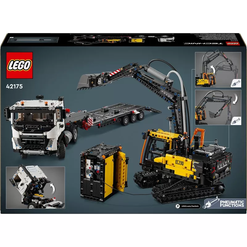 LEGO Technic Volvo FMX Truck & EC230 Escavatore Elettrico 42175
