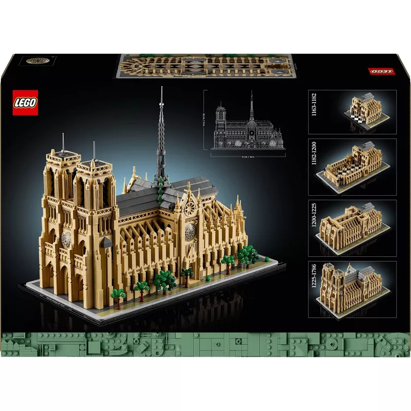 LEGO Architecture Notre-Dame de Paris set per adulti 21061