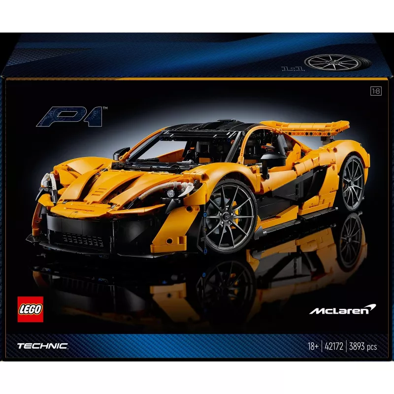 LEGO Technic 42172 Set modellino auto McLaren P1 per adulti