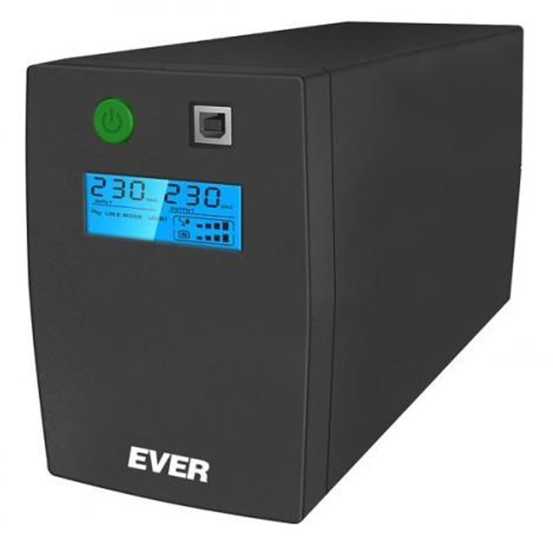 Ever EASYLINE 850 AVR USB Line-Interactive 0,85 kVA 480 W 2 uscite AC