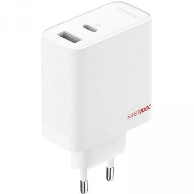 Alimentatore OnePlus 80W Type-C + Type-A