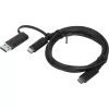 Cavo USB Lenovo 4X90U90618 USB 3.2 Gen 1 (3.1 Gen 1) 1 m USB A/USB C USB C nero