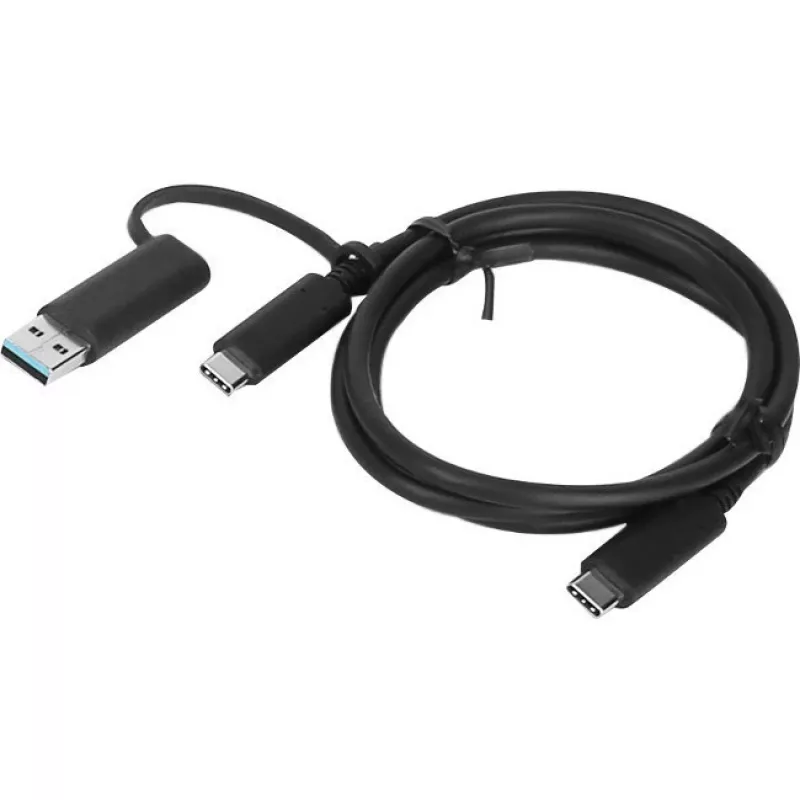 Cavo USB Lenovo 4X90U90618 USB 3.2 Gen 1 (3.1 Gen 1) 1 m USB A/USB C USB C nero