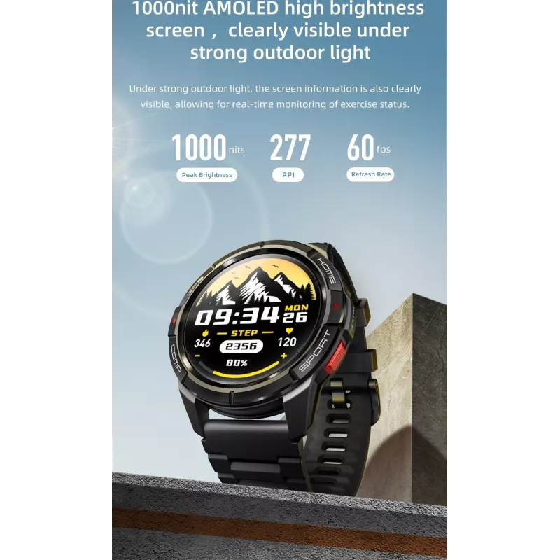 Smartwatch MiBro GS Active argento